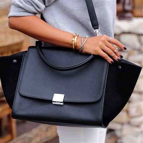 celine trapeze bag celeb|Celine shopper bag.